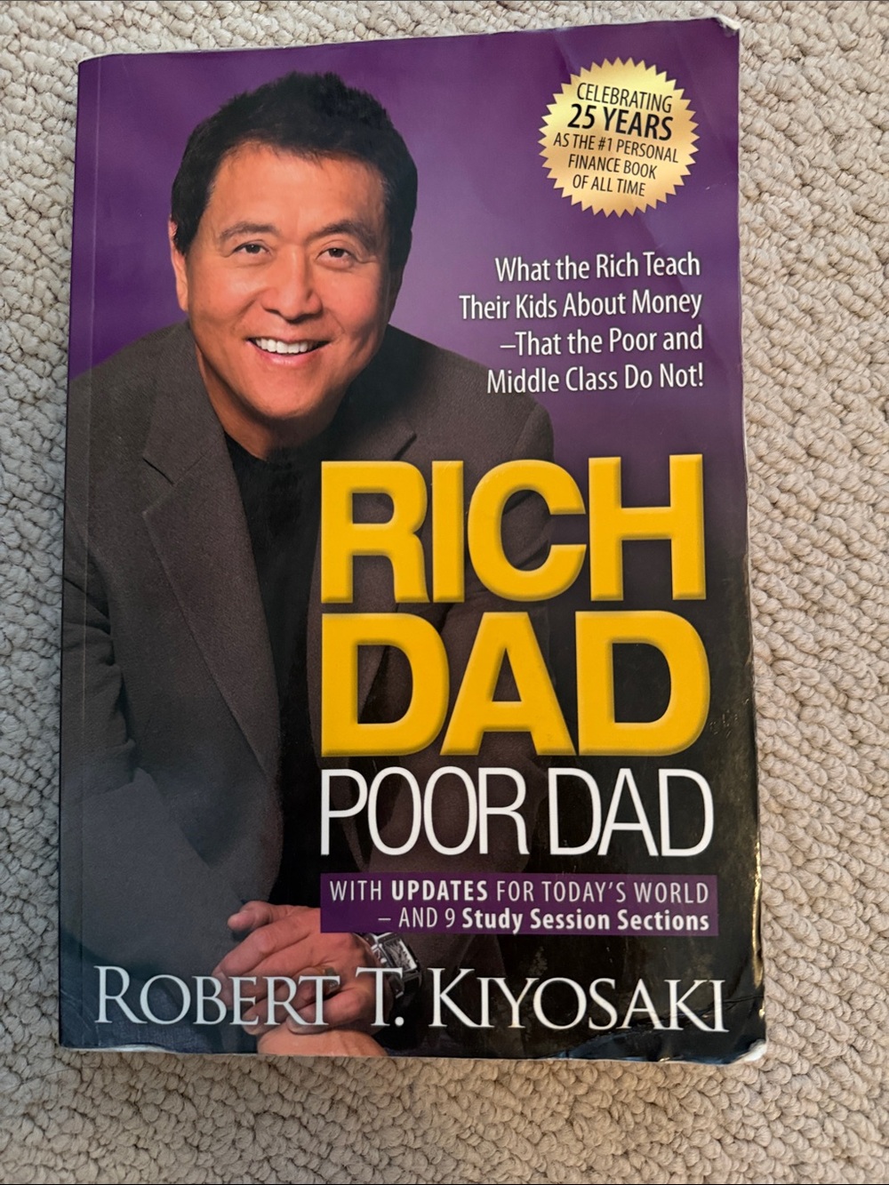 Rich Dad Poor Dad (Purple Cover) by